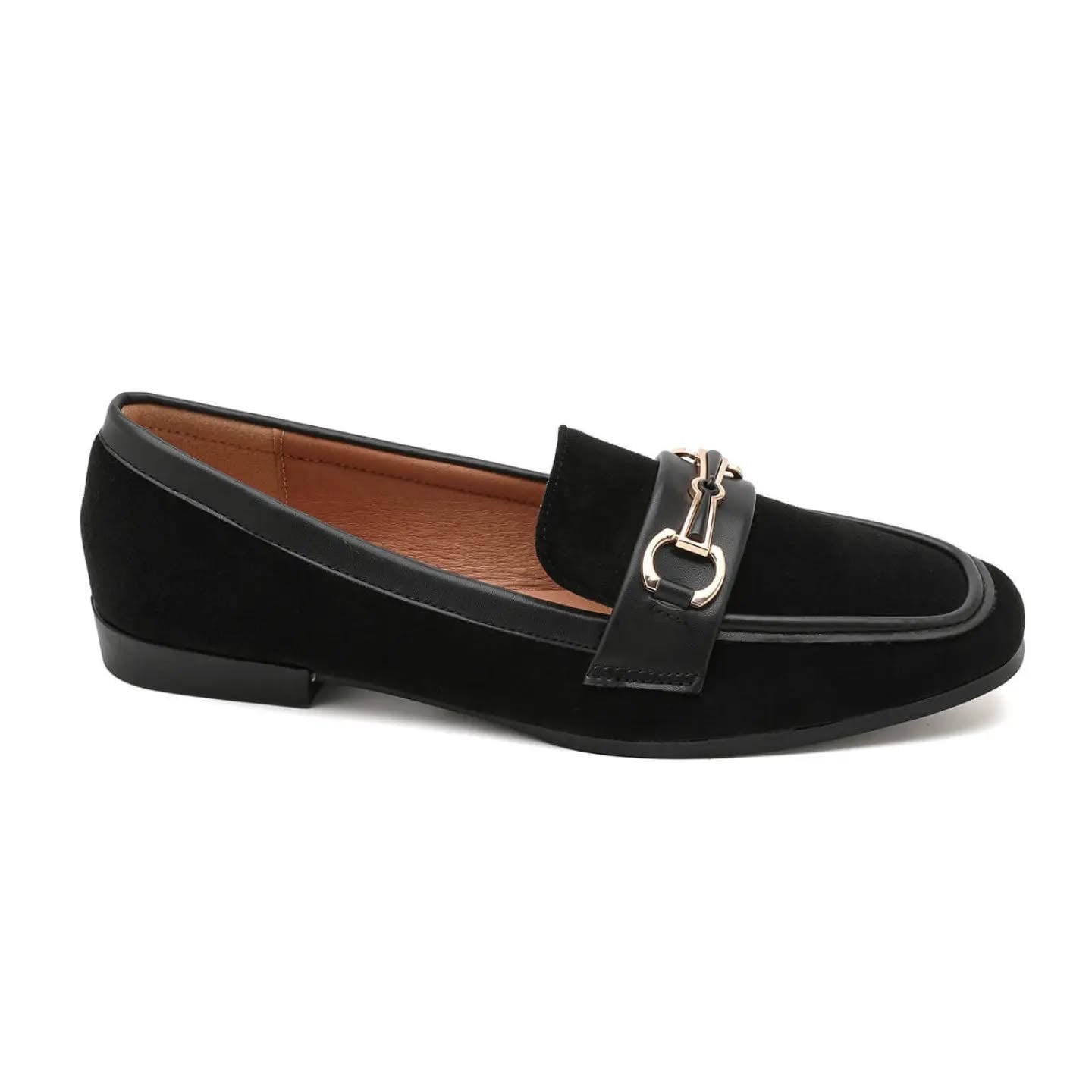 Mocassin à mors bimatière - Marron - taille 40 - vue 11