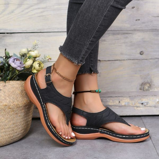 Sandales confortable à Semelle Compensées - overdope