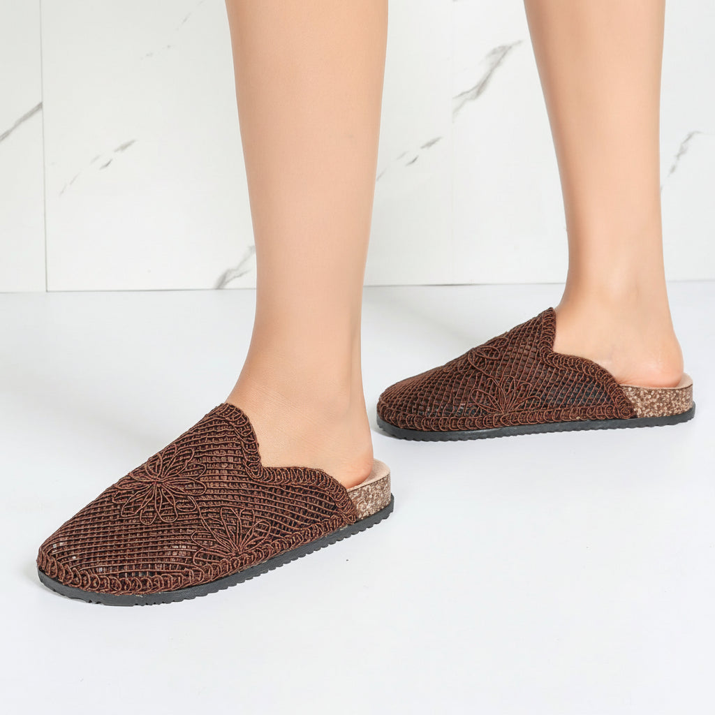 Mules Givana en Crochet - Noir - taille 39 - vue 4