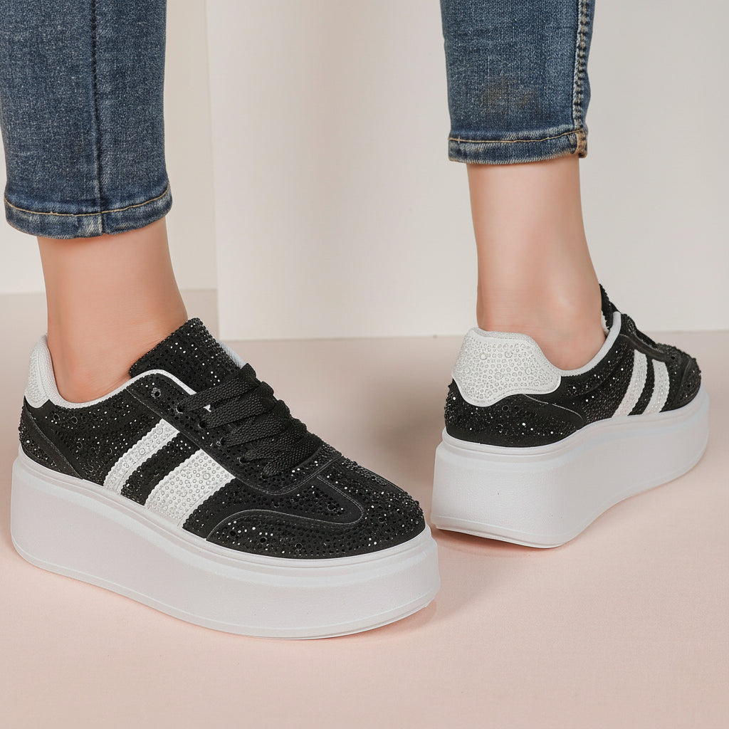 Sneakers Plateformes - Noir - taille 39 - vue 4