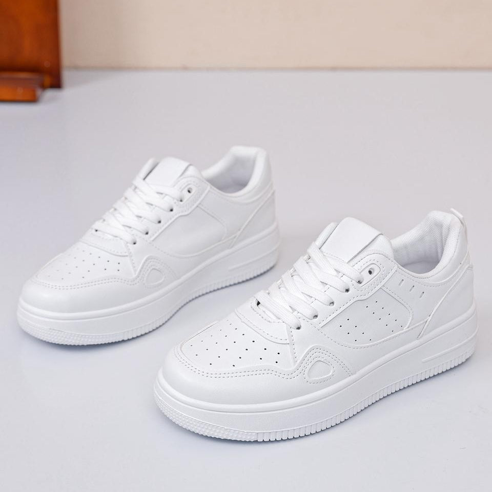 baskets basses pour femme - Blanc - taille 38 - vue 3