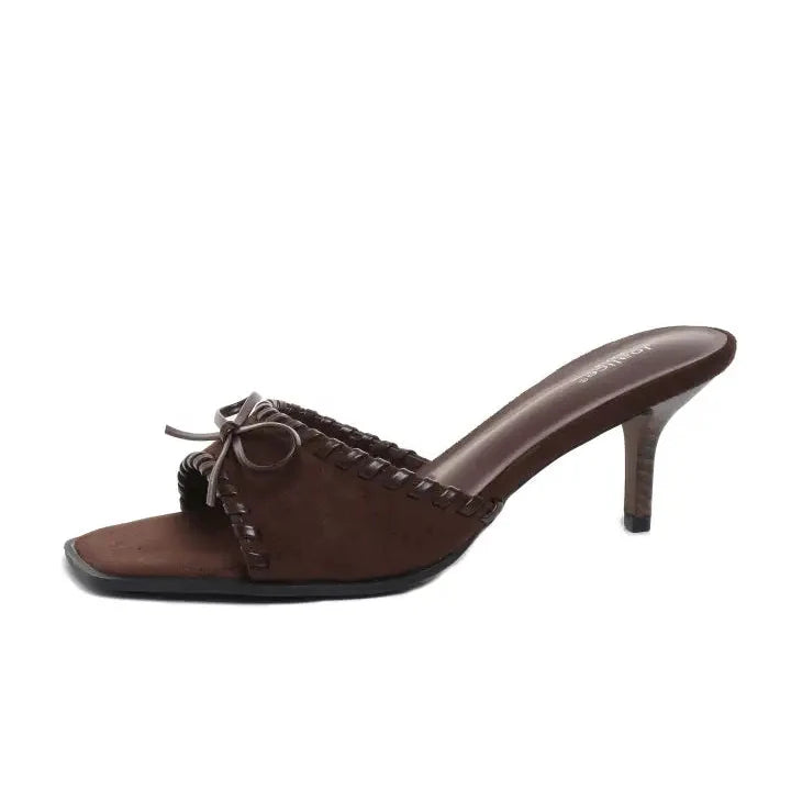 Sandales à Petit Talon - Noir - taille 40 - vue 5