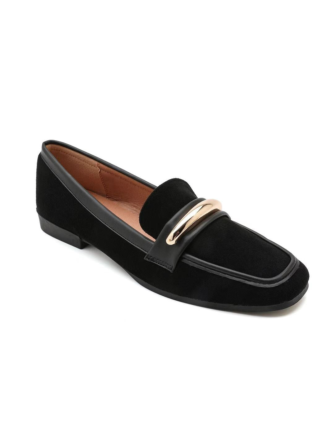 Mocassin en suède synthétique - Noir - taille 41 - vue 6