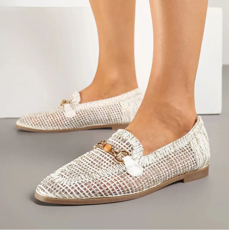 Mocassins ajourés à boucle - Noir - taille 39 - vue 4
