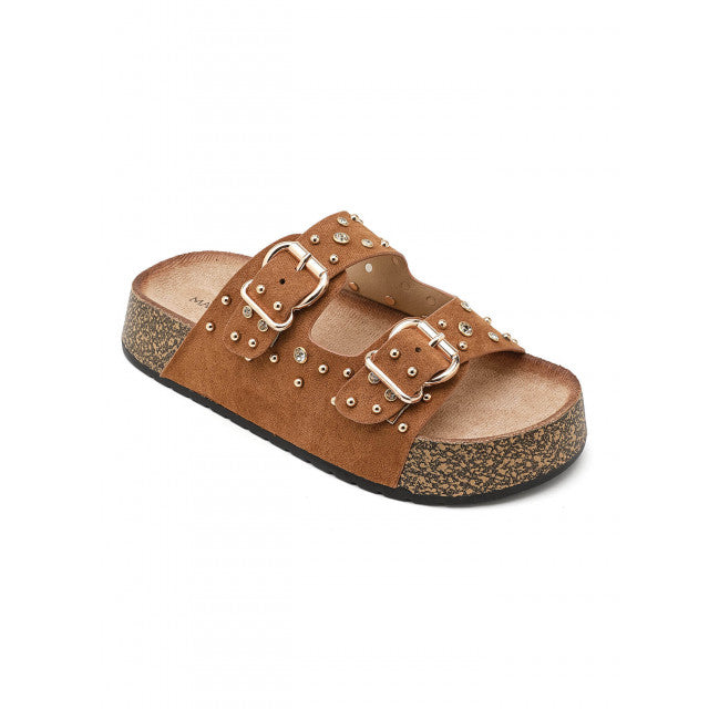 Sandales Tendance à Double Bride - Marron - taille 40 - vue 17