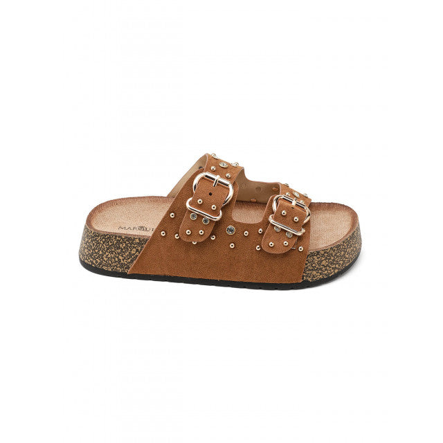 Sandales Tendance à Double Bride - Marron - taille 37 - vue 14