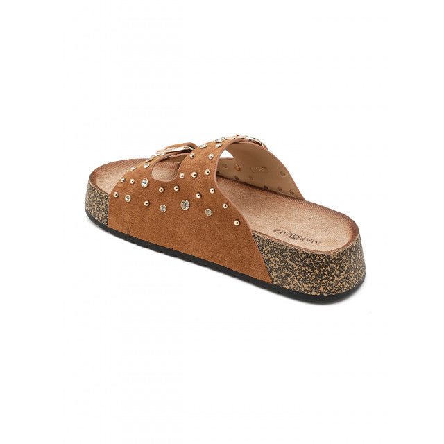 Sandales Tendance à Double Bride - Marron - taille 38 - vue 15