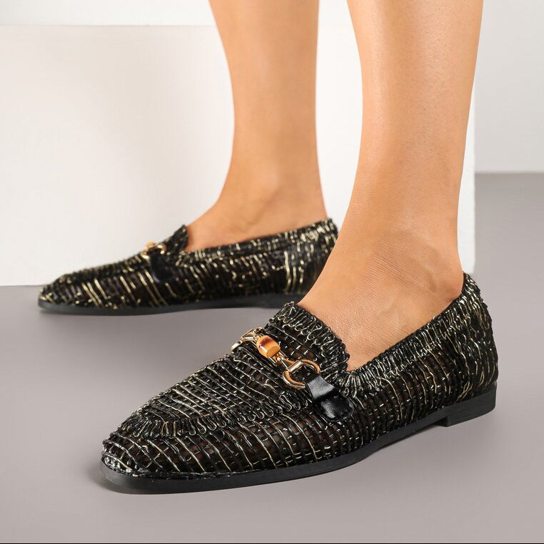 Mocassins ajourés à boucle - Blanc - taille 37 - vue 14