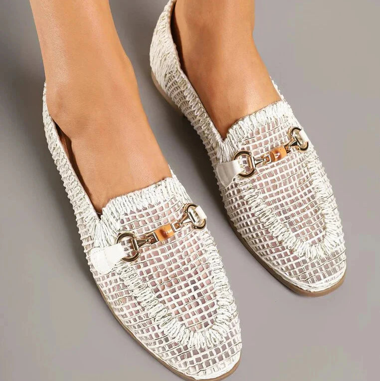 Mocassins ajourés à boucle - Noir - taille 40 - vue 5