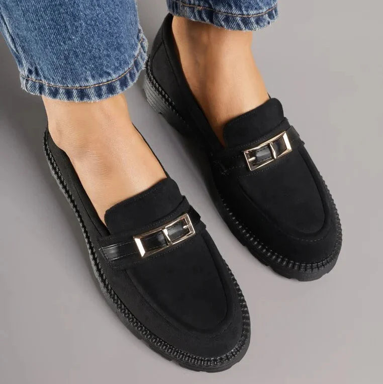 Mocassins à boucle - Marron - taille 40 - vue 11