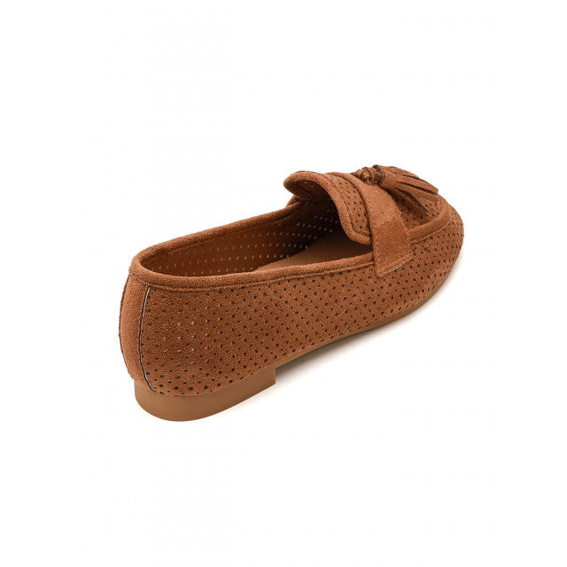 Mocassin plat classique en suédine - Marron - taille 38 - vue 15
