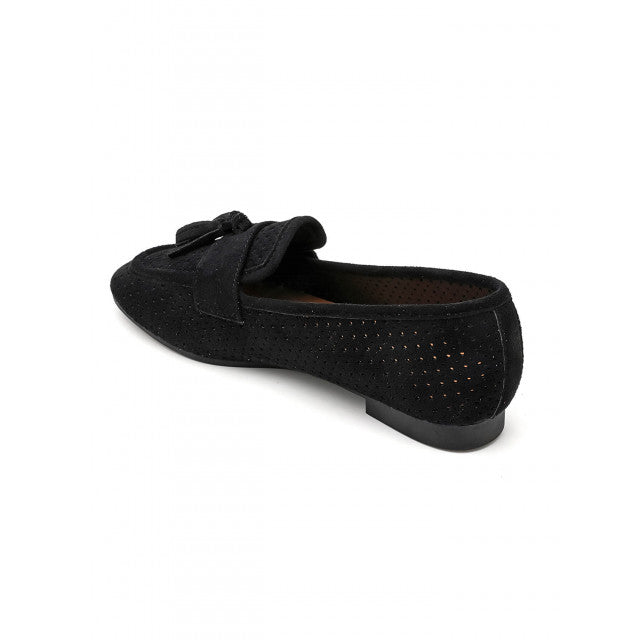 Mocassin plat classique en suédine - Noir - taille 41 - vue 6