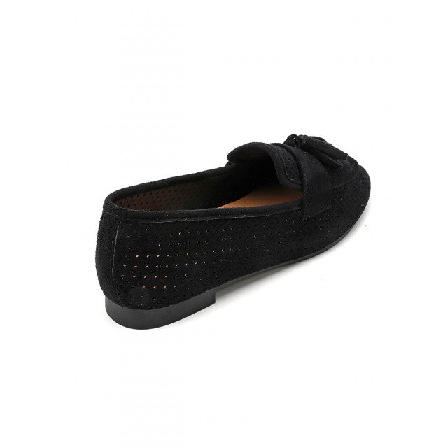 Mocassin plat classique en suédine - Camel - taille 36 - vue 7