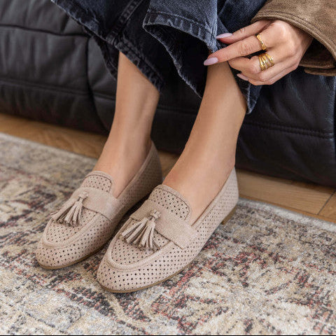Mocassin plat classique en suédine - Noir - taille 37 - vue 2