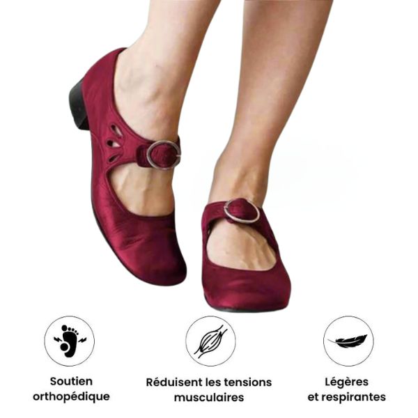 Denisa | Sandales confortable avec semelle compensée confortable