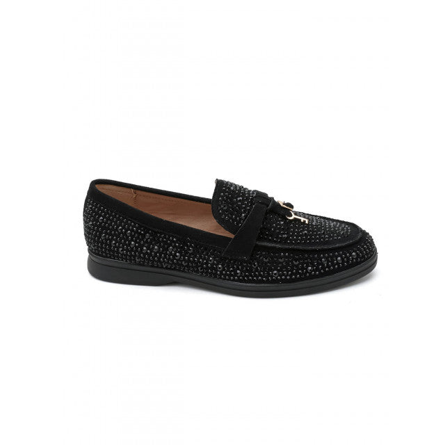 Mocassins ornés de zircons - Kaki - taille 40 - vue 17