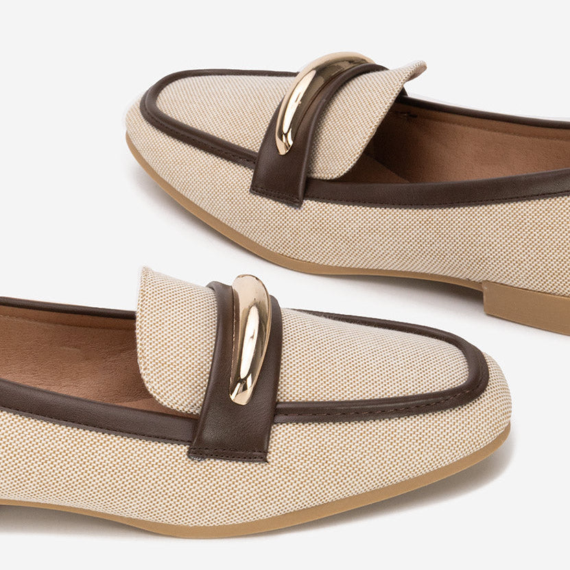 Mocassin en suède synthétique - Kaki - taille 40 - vue 11