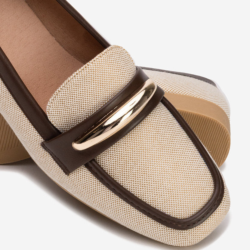 Mocassin en suède synthétique - Kaki - taille 41 - vue 12