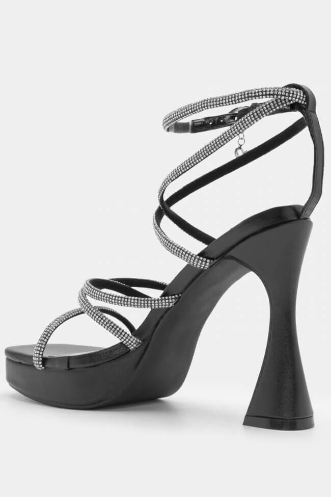 Sandales avec strass - Silver - taille 41 - vue 12