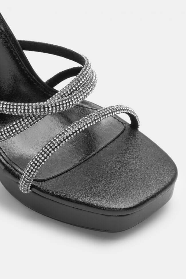 Sandales avec strass - Champagne - taille 37 - vue 14