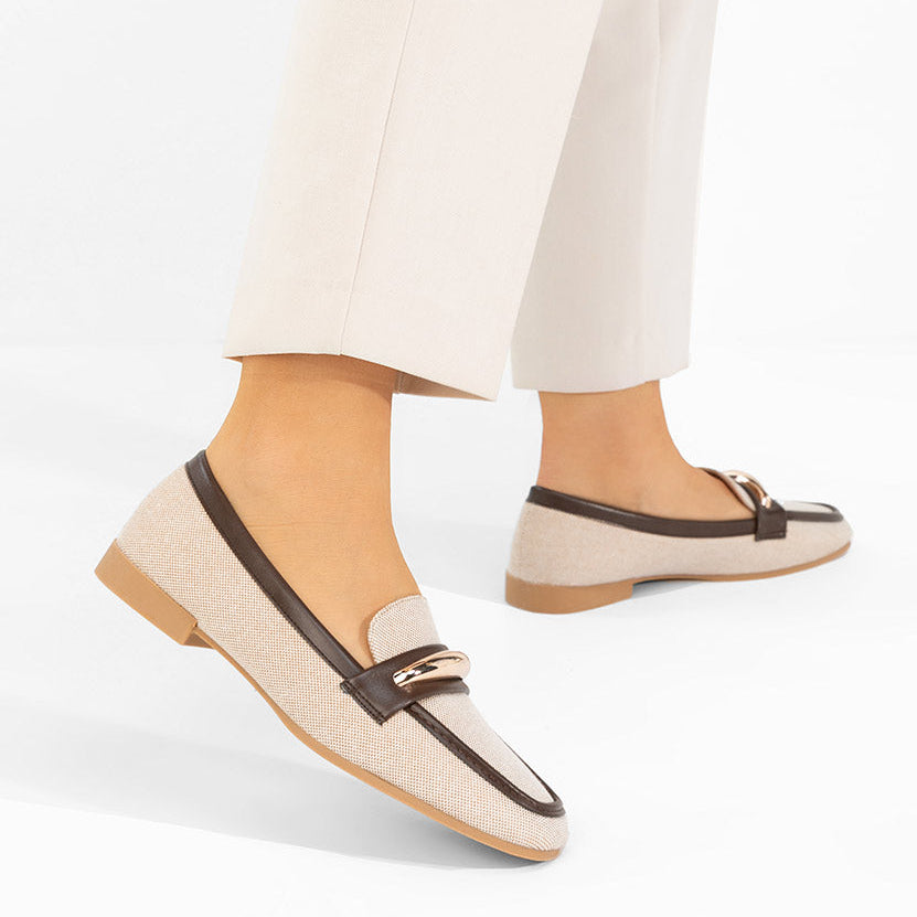 Mocassin en suède synthétique - Bleu - taille 36 - vue 13