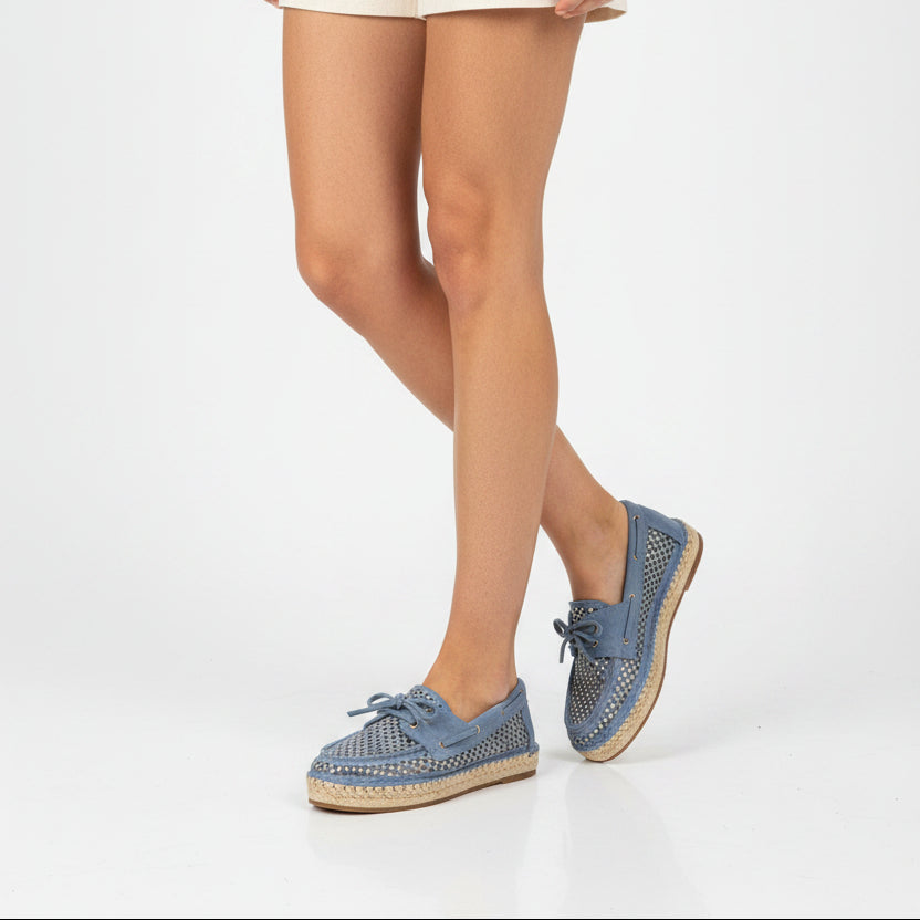 Mocassins Espadrilles à Strass – L'élégance Décontractée - Noir - taille 36 - vue 1