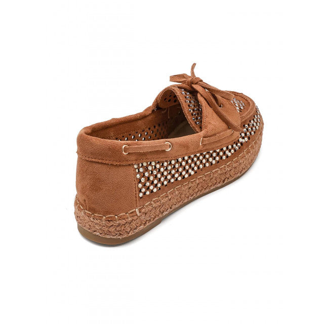 Mocassins Espadrilles à Strass – L'élégance Décontractée - Camel - taille 36 - vue 13