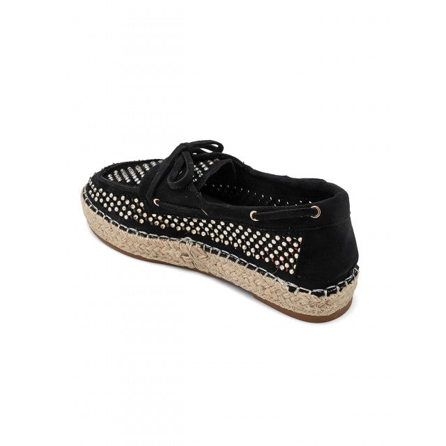 Mocassins Espadrilles à Strass – L'élégance Décontractée - Noir - taille 39 - vue 4