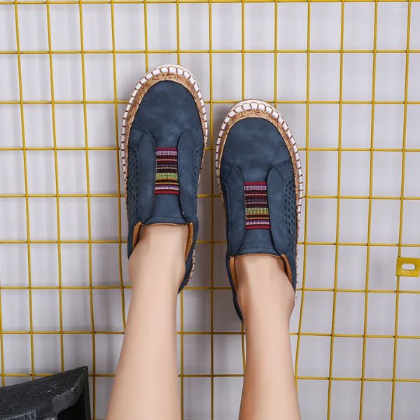 Chaussures-Confortable-à-lacets-élastiques-Overdope-