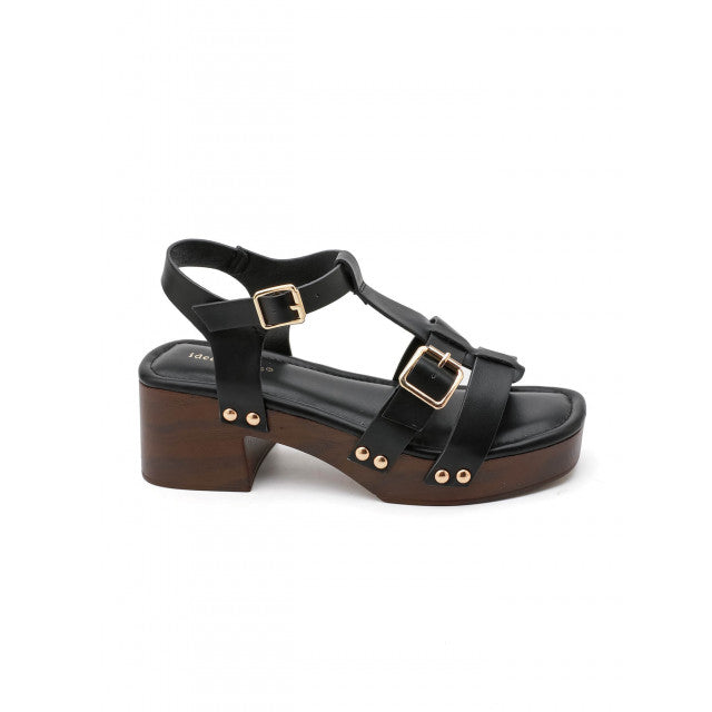 Sandales à Plateformes Style "Clog" – Cognac & Bois - Camel - taille 41 - vue 6