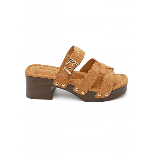 sandale à talon haut de type "mule" - Kaki - taille 41 - vue 12