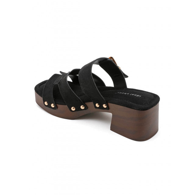 sandale à talon haut de type "mule" - Noir - taille 40 - vue 5