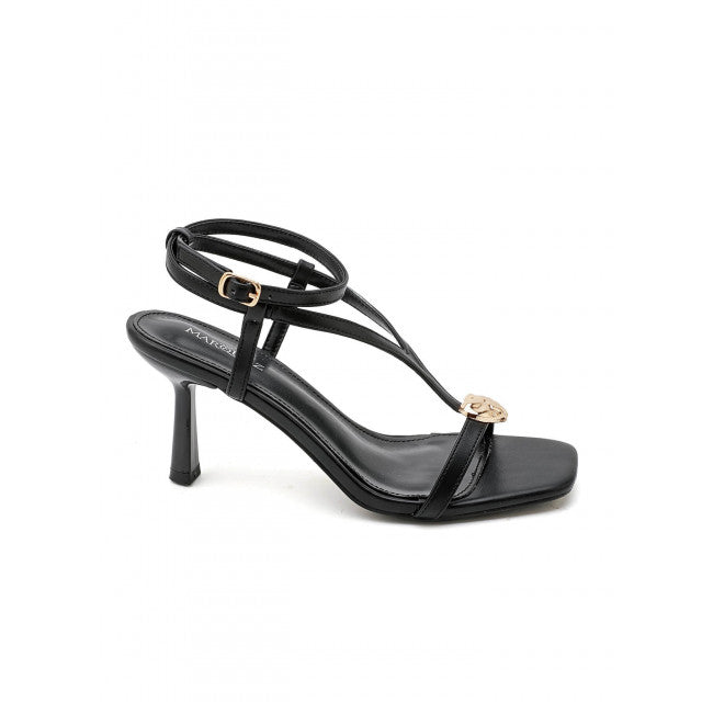 sandales à talons se distinguent par leur design aérien et leurs détails raffinés - Noir - taille 38 - vue 3