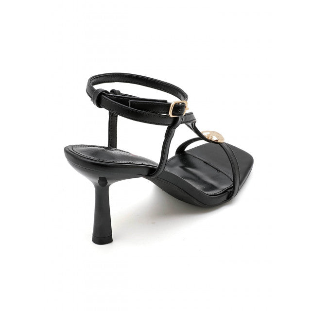 sandales à talons se distinguent par leur design aérien et leurs détails raffinés - Noir - taille 40 - vue 5