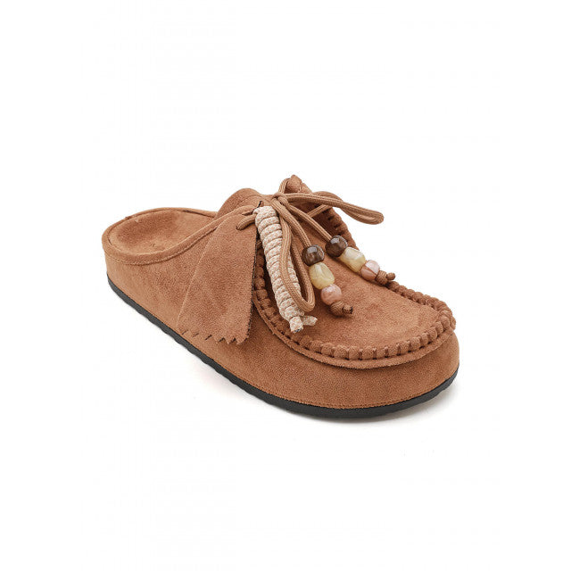 Mule Style MOC Suede – Confort Bohème & Détails Artisanaux - Noir - taille 41 - vue 6