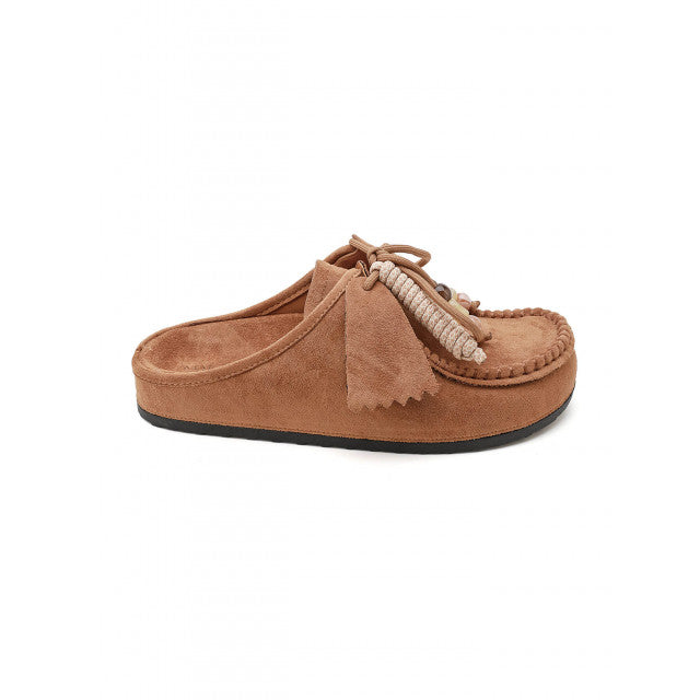 Mule Style MOC Suede – Confort Bohème & Détails Artisanaux - Noir - taille 40 - vue 5