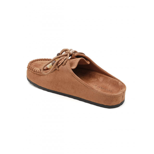 Mule Style MOC Suede – Confort Bohème & Détails Artisanaux - Camel - taille 36 - vue 7