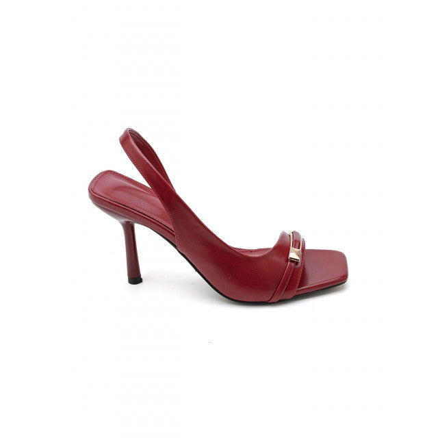 Sandales à Talon "Slingback" – Élégance Minimaliste - Rouge - taille 37 - vue 14