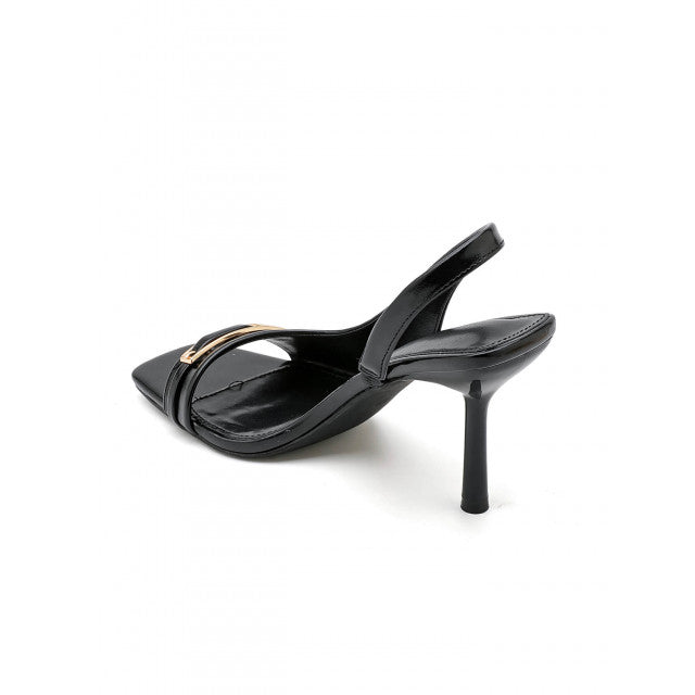 Sandales à Talon "Slingback" – Élégance Minimaliste - Noir - taille 41 - vue 6