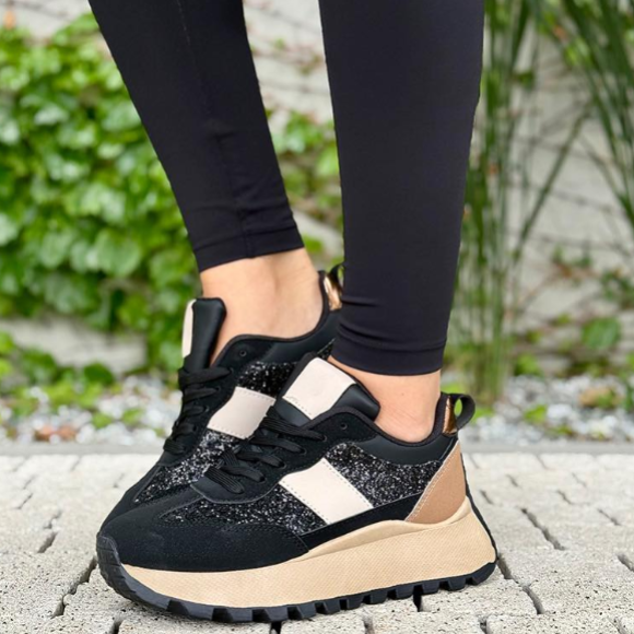 Baskets Compensées - Beige - taille 36 - vue 7