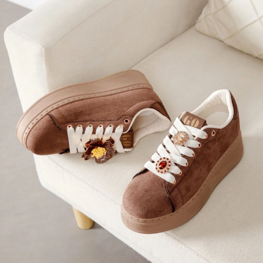 Baskets avec détails décoratifs - Noir - taille 38 - vue 3