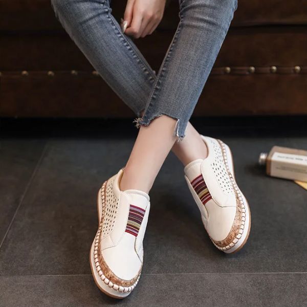 Chaussures-Confortable-à-lacets-élastiques-Overdope-