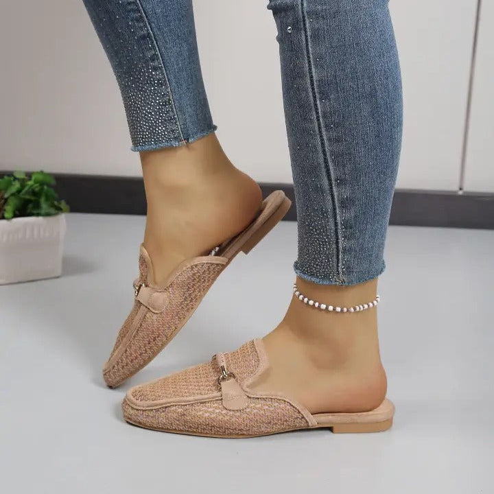 Babouche en maille - Noir - taille 39 - vue 4