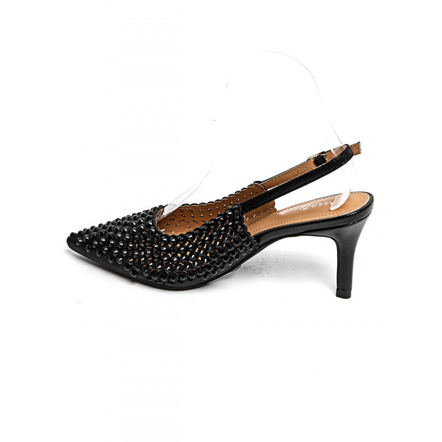 Escarpins Slingback Scintillants - Noir - taille 40 - vue 5