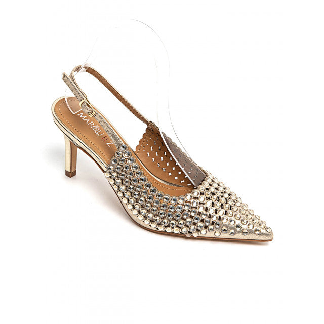 Escarpins Slingback Scintillants - Or - taille 36 - vue 7
