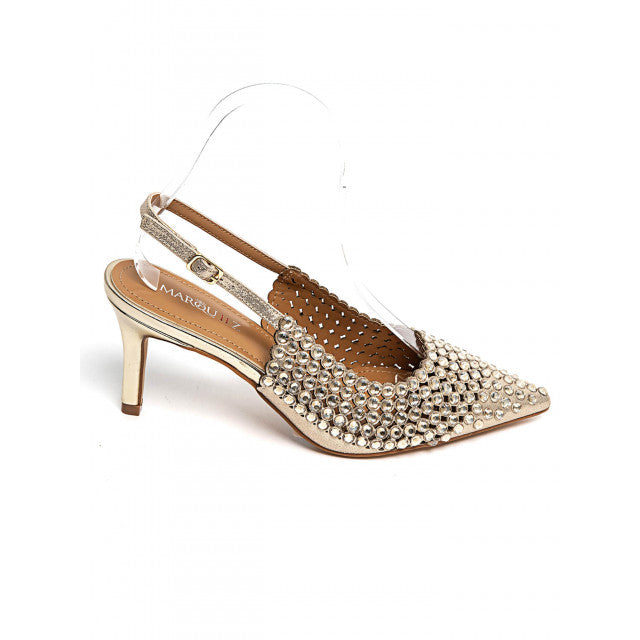 Escarpins Slingback Scintillants - Or - taille 37 - vue 8