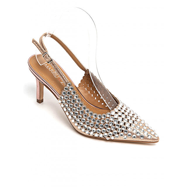 Escarpins Slingback Scintillants - Or - taille 40 - vue 11