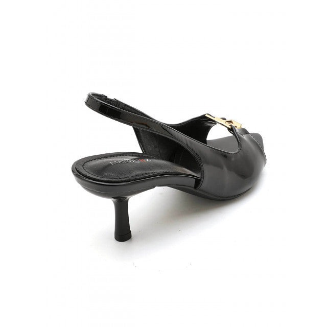Escarpins Slingback à Bout Pointu – Élégance Vernie - Beige - taille 38 - vue 9