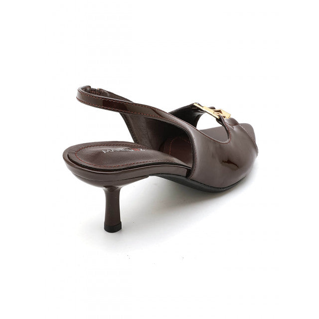 Escarpins Slingback à Bout Pointu – Élégance Vernie - Beige - taille 41 - vue 12