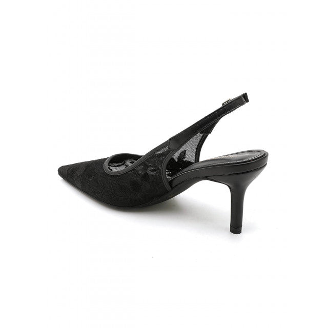 Escarpins Slingback à Broderies Florales – Élégance - Beige - taille 37 - vue 8